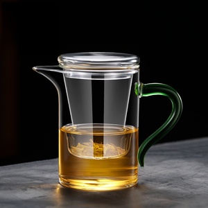 Juego <span class=keywords><strong>de</strong></span> tetera <span class=keywords><strong>de</strong></span> vidrio resistente al calor chino <span class=keywords><strong>de</strong></span> borosilicato pequeño disponible <span class=keywords><strong>con</strong></span> <span class=keywords><strong>filtro</strong></span> <span class=keywords><strong>de</strong></span> mango - Product Image 1