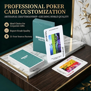 Cartes à jouer personnalisées 57x87mm en papier couché, coins arrondis, portables pour les jeux d'échecs et de cartes - Product Image 4