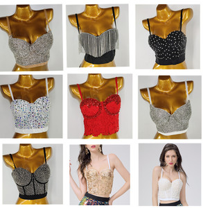 Offre Spéciale doux coton Lingerie femmes Push up ensemble soutien-gorge Sexy Push up Sport soutien-gorge haut court forme porter Corsets et Bustiers pour les femmes - Product Image 5