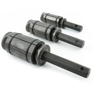 Haute qualité 3 pièces silencieux queue et extenseur de tuyau d'échappement 1-1/8 ''à 3-1/2'' ensemble d'outils de réparation automatique - Product Image 4