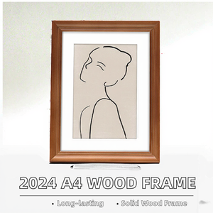 Marco de Fotos de Madera Maciza A4, Venta Caliente 2026, Impresión UV de 5-10 Pulgadas para Decoración de Paredes y Habitaciones - Product Image 2