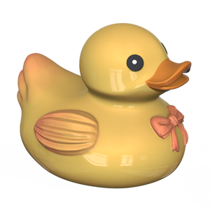 Commercio all'ingrosso eco-friendly carino giallo papera in ceramica salvadanaio per bambini regalo per camera del bambino decorazione barattolo di risparmio - Product Image 1