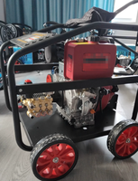 Nettoyeur haute pression portable puissant 250 bars 12 CV 188F à moteur diesel pour surfaces routières et nettoyage de voitures