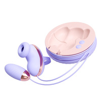 Mini œuf vibrant télécommandé pour femmes, double mouvement de saut, design compact, fonction de massage, jouet sexuel rechargeable par USB
