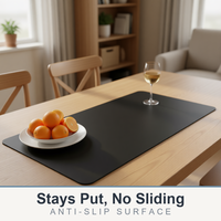 Tapis de table de cuisine en silicone de qualité alimentaire, écologique et moderne, antiadhésif, résistant à la chaleur, antidérapant, protection de comptoir, taille personnalisée