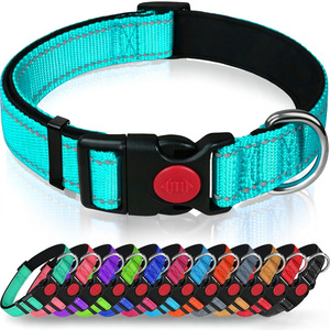 Collar <span class=keywords><strong>para</strong></span> Perro HIPHOPPET de Liberación Rápida, Reflectante, Transpirable, Acolchado y con Hebilla de Plástico, <span class=keywords><strong>para</strong></span> <span class=keywords><strong>Perros</strong></span> <span class=keywords><strong>Machos</strong></span> y Hembras - Product Image 1
