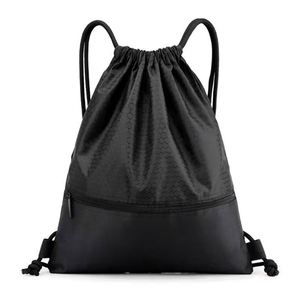 Sac à dos pliable promotionnel en polyester 600D 420D 210D avec cordon de serrage, logo personnalisé, impression sérigraphique réutilisable, couleur personnalisée - Product Image 5