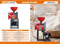 Moulin à riz automatique DAWN AGRO avec moteur à essence, machine de traitement du riz directement de l'usine pour usage domestique ou commercial.