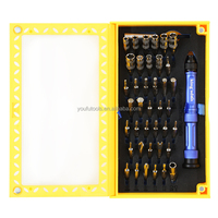 Kingsdun — Kit d'outils professionnels de réparation, jeu de tournevis multiples 63 en 1, pour montre téléphonique, verre, ordinateur