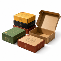 Umweltfreundliche Biologisch Abbaubare Gestanzte Wellpappe Wiederverwendbare Faltbare Versandbox mit Gedrucktem Logo Matt-Finish für E-Commerce-Verpackungen
