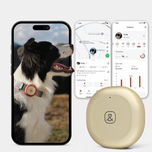 มอลลี่ โคดี้เครื่องติดตามสัตว์เลี้ยงด้วย GPS 4G บลูทูธกันน้ำสำหรับแมวสุนัขการติดตามแบบเรียลไทม์แอพ iOS - Product Image 1