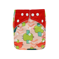 2025 vente en gros couche lavable réutilisable pour bébé couche lavable pour enfants couche réglable avec insert en bambou
