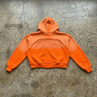 Sudadera con capucha y cremallera para hombre, de algodón grueso, estilo oversize, streetwear, con efecto lavado ácido, parche bordado y gráfico.