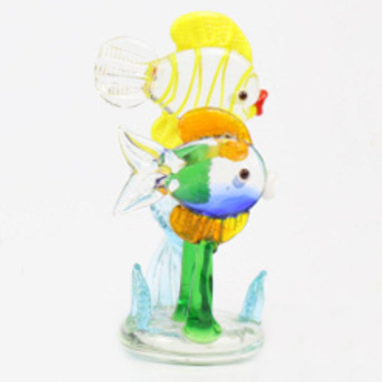 Verre poisson aux algues