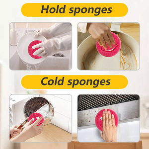 Éponge à récurer pour le nettoyage de la vaisselle de cuisine avec détection de la température - Product Image 5