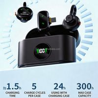 Microphone Lavalier Sans Fil 2-en-1 QY90 avec Boîtier de Charge pour Mobile/Streaming en Direct/Studio/Vlog Extérieur – Micro Cravate à Clip