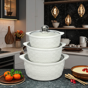 Marmite à soupe <span class=keywords><strong>en</strong></span> céramique avec couvercle, design moderne, stock direct usine <span class=keywords><strong>et</strong></span> <span class=keywords><strong>soupière</strong></span> <span class=keywords><strong>en</strong></span> porcelaine pour la cuisson – Offre spéciale - Product Image 2