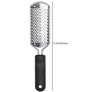 ที่ขัดเท้าเครื่องมือทำเล็บเท้าโลหะชุดกำจัดผิวที่ตายแล้วเครื่องขูดแคลลัสสแตนเลสเครื่องมือดูแลผิว - Product Image 2