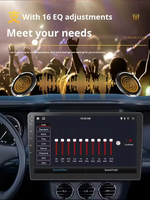 Autoradio universel double DIN 7/9/10 pouces, écran tactile IPS, navigation GPS, stéréo Android, lecteur multimédia DVD, CarPlay sans fil