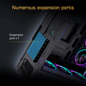 Lovinglcool Chất lượng cao SPCC kim loại dọc ATX trường hợp máy tính trường hợp kính cường lực trò chơi trường hợp nhìn ra biển phòng bằng gỗ bên hàng rào thiết kế - Product Image 5