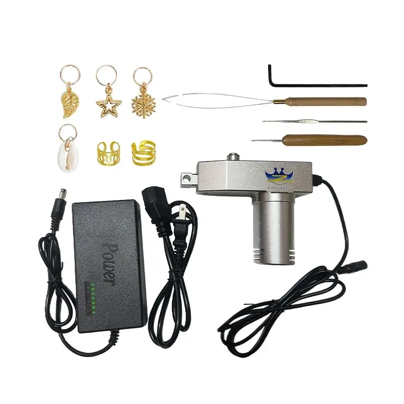 Stainless Steel Mini Handheld Dreadlocks Maker Machine Crochet Braiding Hair Making For DIY Dreadlock