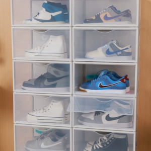 Modular rõ ràng Tủ giày lưu trữ có thể tháo rời <span class=keywords><strong>acrylic</strong></span> nhựa trong suốt lưu trữ cho nhiều phòng sử dụng - Product Image 6