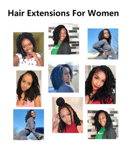 Extensions de cheveux synthétiques pré-étirées en vrac pour tresses Ombre Spring Twist, ondulations lâches pour tresses au crochet et Box Braids - Product Image 2