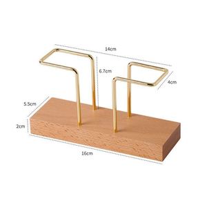 Wholesale <b>Paper</b> Napkin Holder <b>Tissue</b> Dispenser Wooden Napkin Holder for Table - Product Image 4