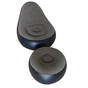 Ghế <span class=keywords><strong>sofa</strong></span> thư giãn bơm hơi và đôn để chân, ghế dài xếp gọn ngoài trời, ghế <span class=keywords><strong>sofa</strong></span> lười bọc nhung - Product Image 2