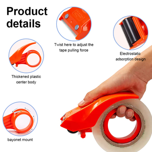 Cortador y Dispensador de Cinta de Embalaje de Plástico de 2 Pulgadas, Portátil, con Certificación CE, Personalizable OEM, Marca Pack Crown - Product Image 3