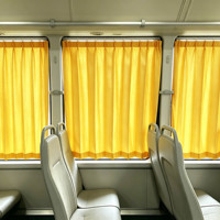 Pare-soleil coulissant sur mesure en tissu isolant thermique et anti-décoloration pour autocars de tourisme et bus de transport public