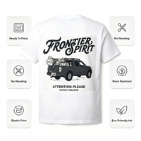 Transfert thermique DTF personnalisé - Feuille DTF haute opacité prête à presser pour la décoration de t-shirts et de vêtements, certifiée OEKO-TEX