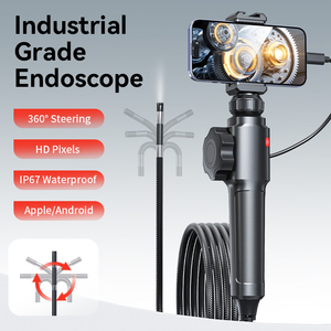 Endoscope USB articulé à 360 degrés pour inspection de canalisation portable, caméra vidéo HD 2MP, boroscope industriel - Product Image 1