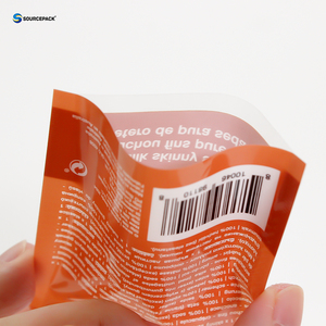 3 chiusura laterale piccola corda per <span class=keywords><strong>capelli</strong></span> imballaggio cerniera stampata personalizzata a chiusura lampo bustina di plastica sacchetti di imballaggio per fascia - Product Image 2