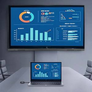 55 इंच स्मार्ट इंटरैक्टिव Lcd डिजिटल बोर्ड ऑफिस इंटरैक्टिव व्हाइटबोर्ड 20 अंक पेन/फिंगर टच के साथ - Product Image 2