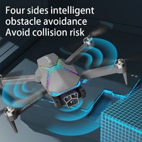 AE7 Obstacle Avoidance Optical Flow 5g Brushless Rc Drone Toy Dual Camera Gps Smart Screen Remote Quadcopter for Beginners