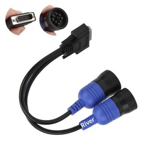 Adaptateur d'outil de diagnostic Deutsch Cummins 6 broches et 9 broches pour Nexiq, référence 405048