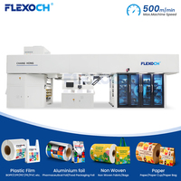 Máquina de Impresión Flexográfica de Impresión Central sin Engranajes de 8 Colores y Servocontrol Completo para Películas de Embalaje Flexible
