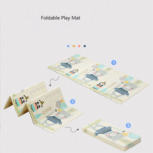 FiveStar no tóxico XPE niños Mat <span class=keywords><strong>plegable</strong></span> bebé juego Mat impermeable <span class=keywords><strong>plegable</strong></span> bebé gatear juego Mat dibujos animados espuma chico juego <span class=keywords><strong>alfombra</strong></span> - Product Image 3
