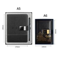 Ensemble de carnets promotionnels de bureau électroniques en gros carnets de notes cadeaux ordinateurs portables intelligents réutilisables personnalisés avec stylo carnets intelligents