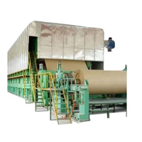 Machine de fabrication de rouleaux de papier kraft en acier inoxydable Tx avec pompe, moteur de boîte de vitesses, équipement de fabrication de papier haute capacité à vendre