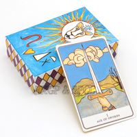Jeu de tarot personnalisé avec bordure dorée Hot Holo