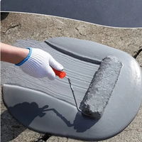 Revêtement liquide imperméable en caoutchouc pour toiture et sol, application au pinceau ou au pulvérisateur, en vente