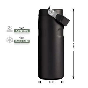 2025 New Custom Wholesale Insulated Vacuum Flask Stainless Steel Water Bottle With Straw Double Wall Reusable <b>For</b> Gym Sport - Product Image 2