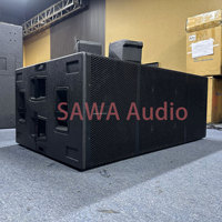 VIO S218 Double Subwoofer Actif 18 Pouces pour Concert, 1500W RMS 6000W Crête 28Hz, Haut-parleur PA Amplifié