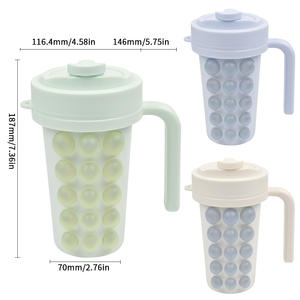 Nouveau Dispositif Créatif de Refroidissement et de Soulagement de la Chaleur, Gobelet Thermique Portable en Silicone de Qualité Alimentaire avec Grille à Glaçons, Sans BPA, Anti-Fuite et avec Paille - Product Image 6