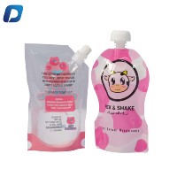 Sachets en plastique de sachets de bec sans BPA pour l'emballage de liquide Pochettes de jus imprimées sur mesure