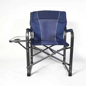 Blue <b>Metal</b> Folding <b>Chair</b> with Comfortable Seat Lightweight and Easy to Carry for Outdoor Furniture in Courtyard or Park - Product Image 2