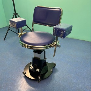 Chaise médicale électrique réglable en hauteur, rotation, usage hospitalier, coussin en mousse en cuir PU - Product Image 2
