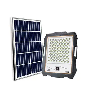 IP67 outdoor solar powered Motion sensor 100w 200w 300w 400w 600w solar flood with 4g cctv camera